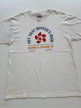Get That Runner's High Graphic Tee - White